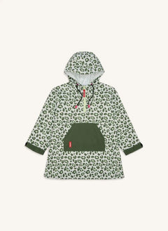 Hello Hossy - Chubasquero de leopardo | Verde