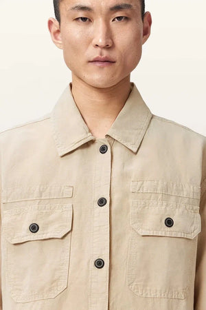 Camisa de lino para hombre AllSaints KORTEN