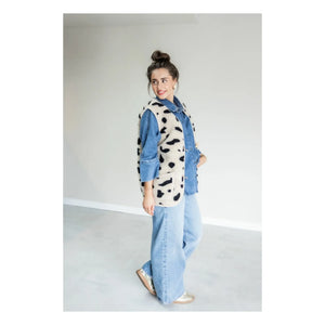Alwero - Chaleco sin mangas Alpen Cheetah - Colección adulto | Beige