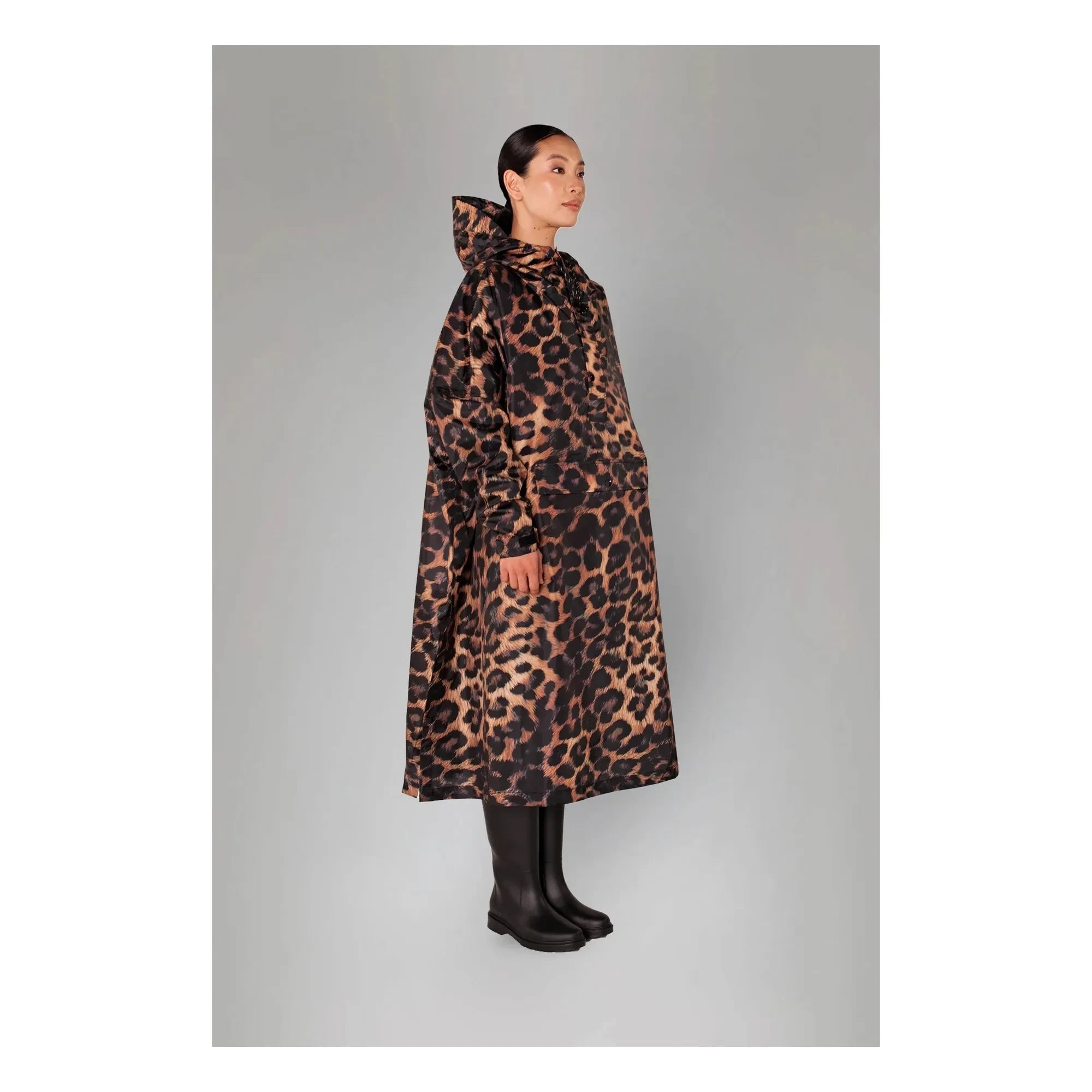 Rainkiss - Capa Impermeable Dark Leopard - Colección de Mujer | Marrón