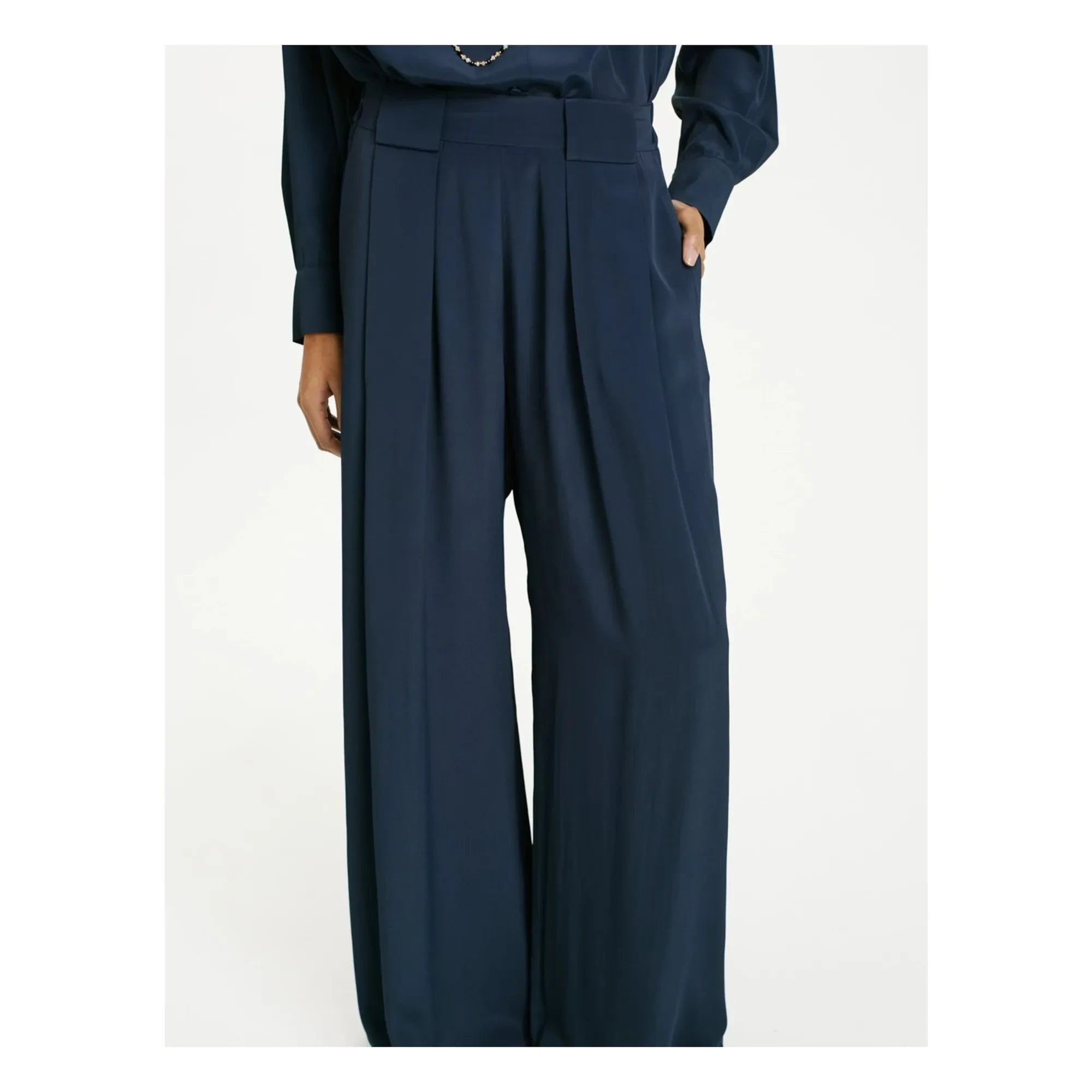 Momoni - Pantalones Aspen | Azul noche