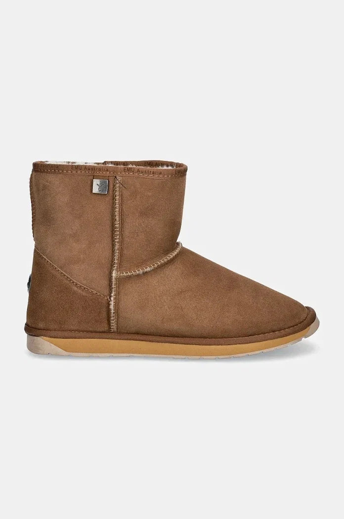 Botas de nieve de terciopelo Emu Australia Platinum Stinger Mini