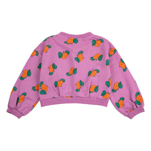 Bobo Choses - Sudadera Corta de Algodón Orgánico Morado