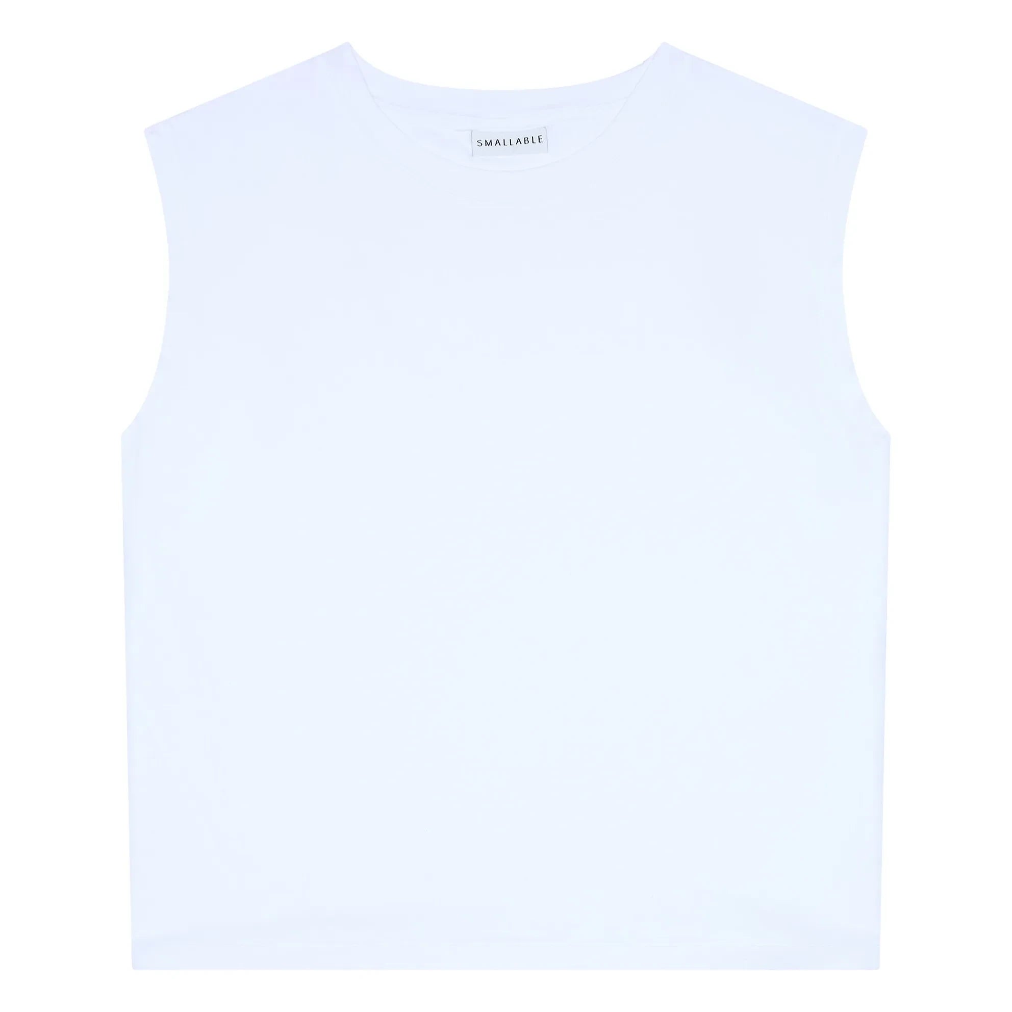 Smallable Mujer - Camiseta sin mangas de algodón orgánico Freja | Blanco