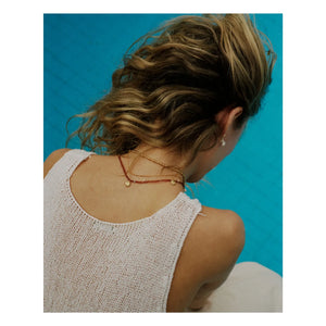 Anni Lu - Collar Harmony marrón | Rojo