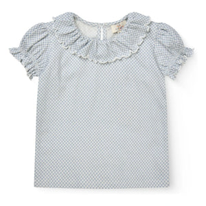 Copenhagen Colors - Blusa de algodón orgánico | Gris azulado