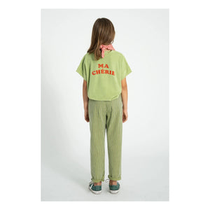Piupiuchick - Camiseta Esponja de Algodón Orgánico Ma Chérie | Verde Oliva