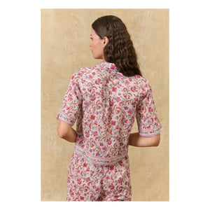 Louise Misha - Pijama Louka de algodón orgánico | Rosa