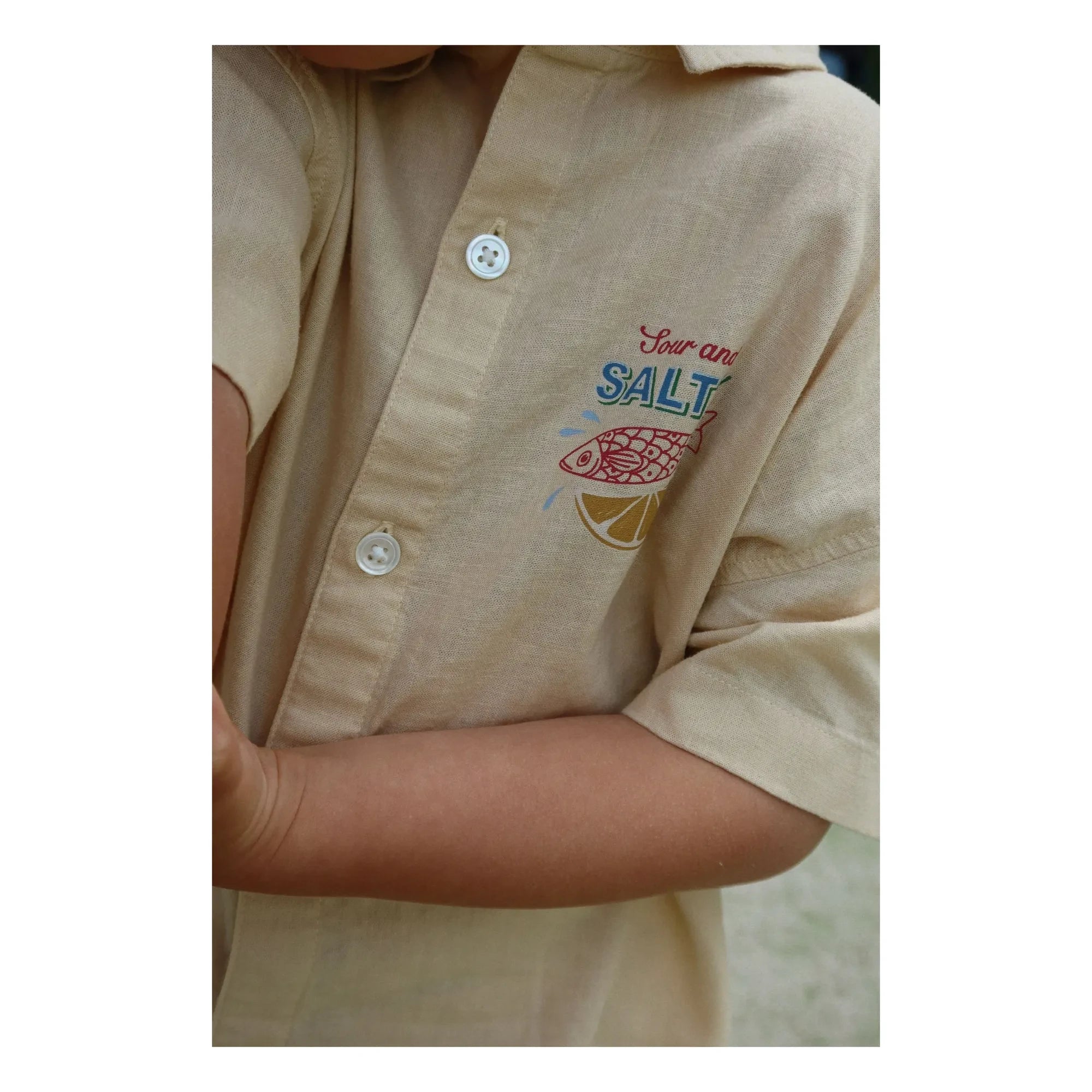 Konges Sløjd - Camisa de lino Franzen | Beige