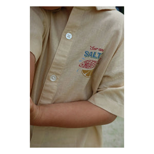 Konges Sløjd - Camisa de lino Franzen | Beige