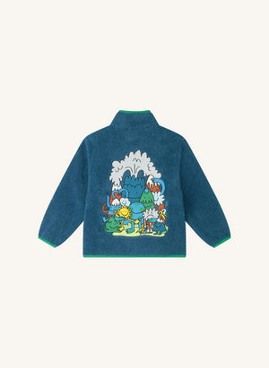 Stella McCartney Kids - Earth Sherpa Chaqueta | Azul