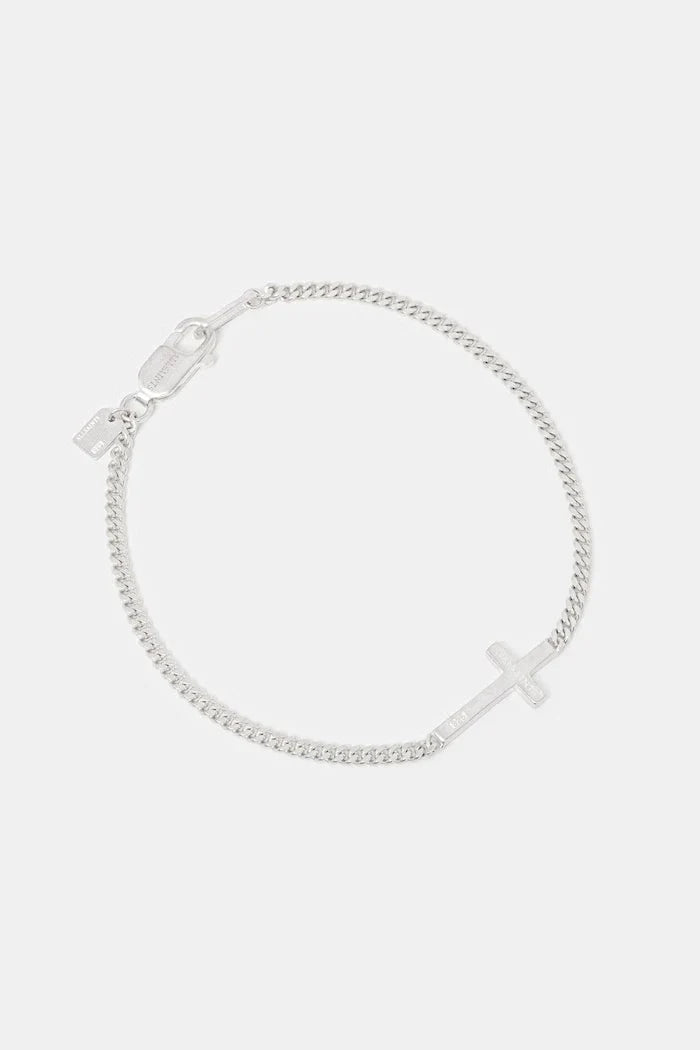 Pulsera plateada AllSaints para mujer