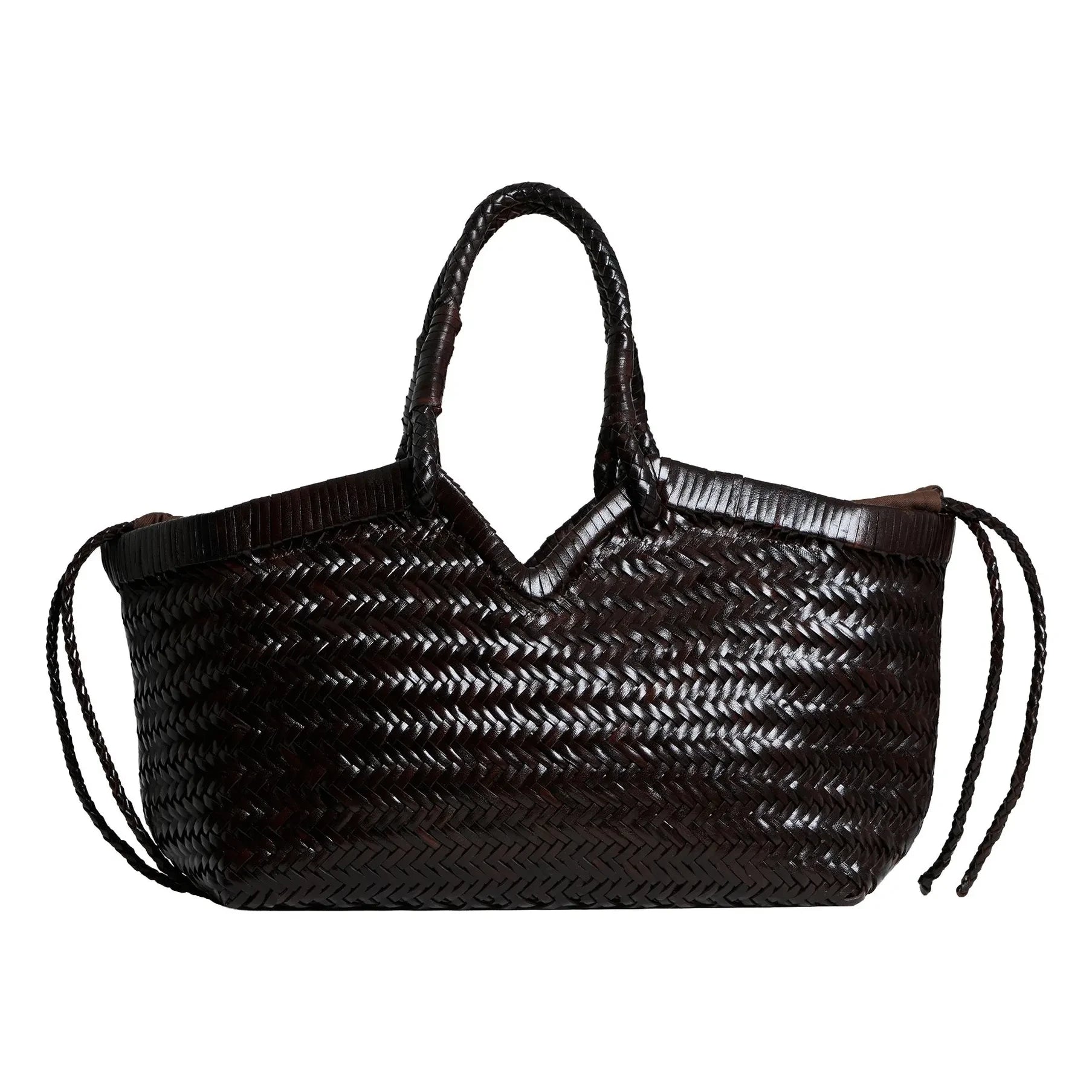 Vipera - Bolso tote Crudelia de piel | Chocolate