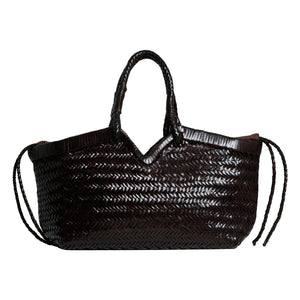 Vipera - Bolso tote Crudelia de piel | Chocolate