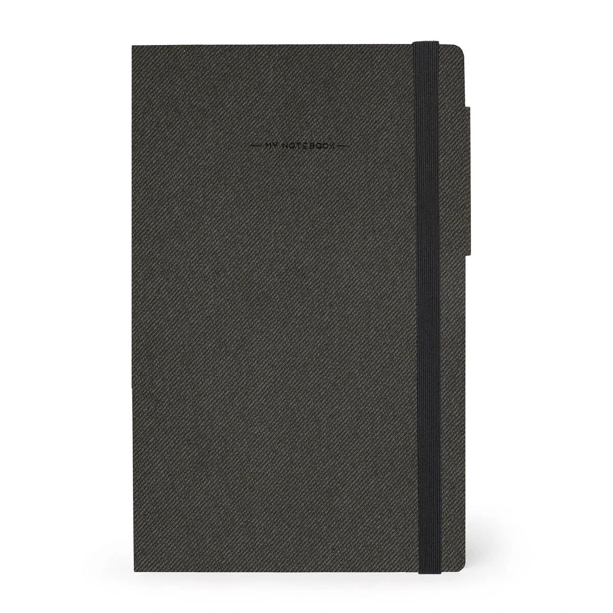 Legami - Cuaderno Rayado, Cubierta Suave Monocromática - Grafito Profundo - Mi Cuaderno