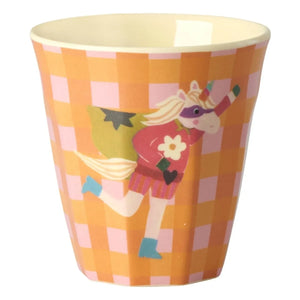 Rice - Vasos de melamina Heroes - Set de 6 | Rosa
