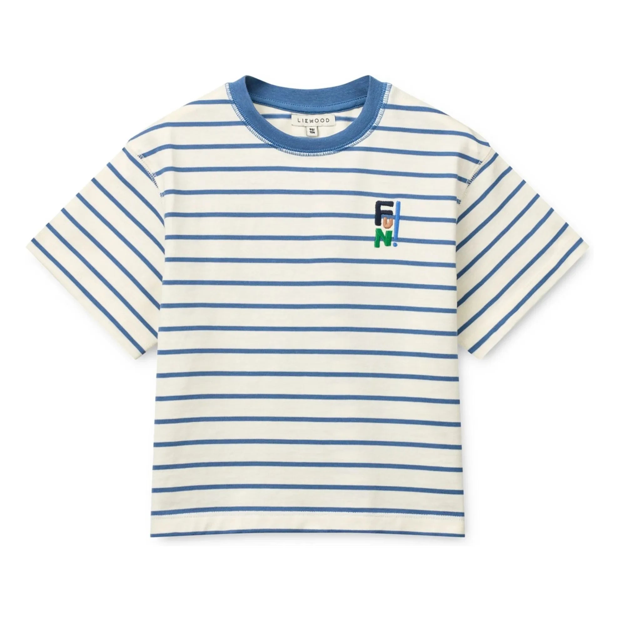 Liewood - Camiseta Tyler de algodón orgánico a rayas | Azul