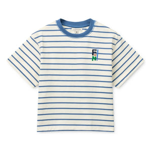 Liewood - Camiseta Tyler de algodón orgánico a rayas | Azul