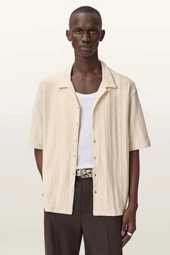 AllSaints TRACE Camisa de algodón