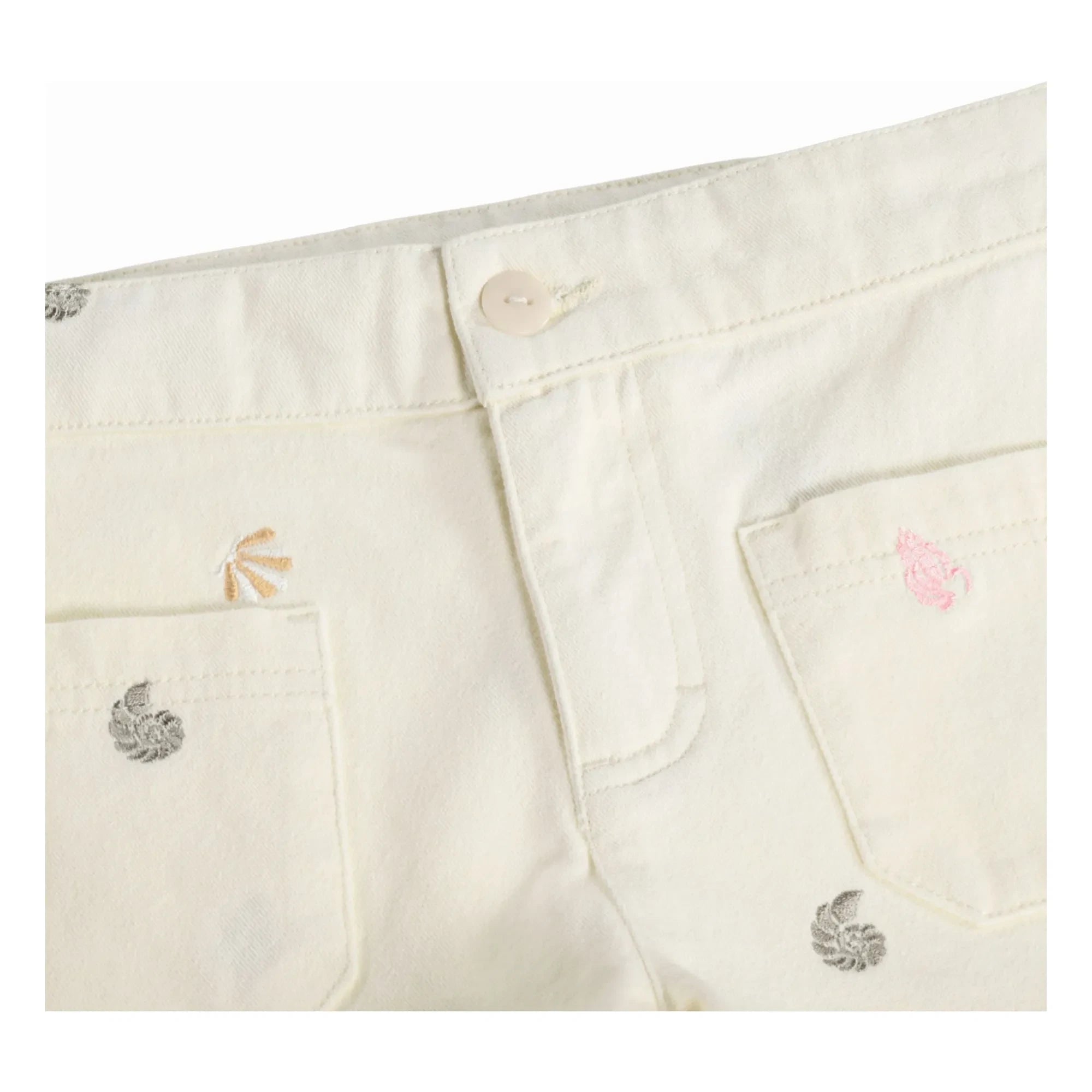Molo - Short Amanda Coquillages Algodón Orgánico | Crudo