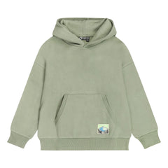 Tumble N'Dry - Sudadera con capucha de algodón orgánico salado | Caqui claro