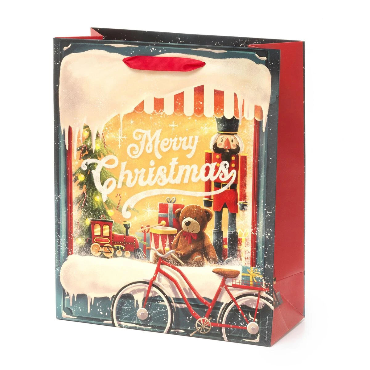 Legami - Bolsa de regalo de Navidad Noel Window - Grande