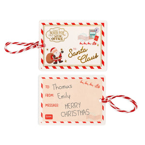 Legami - Set de 10 Etiquetas de Regalo de Navidad