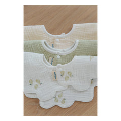 Soft Spot - Baberos de algodón orgánico con estampado floral - Set de 3 | Garden