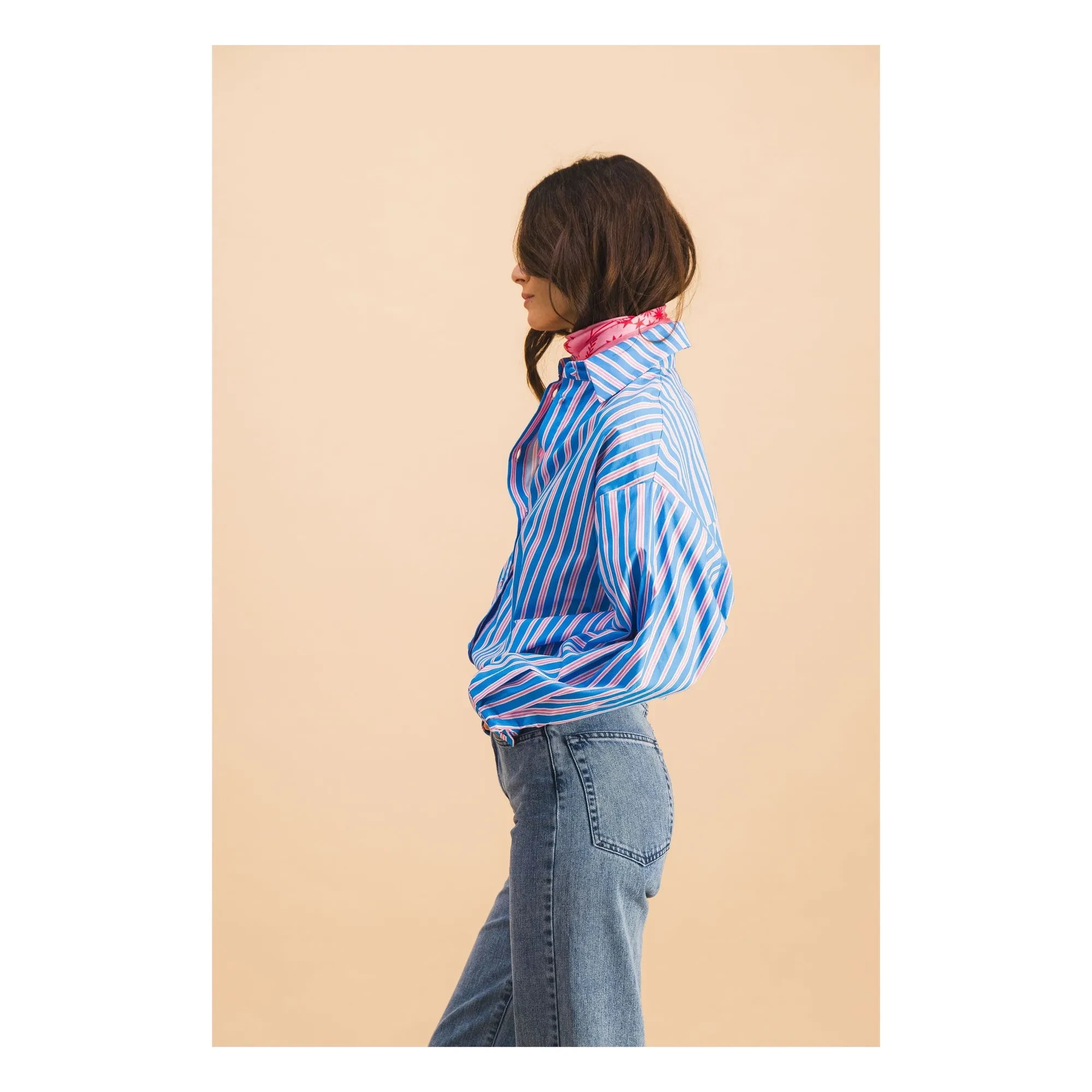 Elise Chalmin - Camisa de rayas Dona | Azul