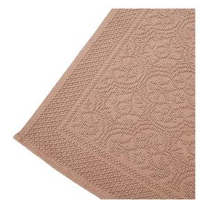 Alfombra de baño Haomy - Kymi | Rosa beige