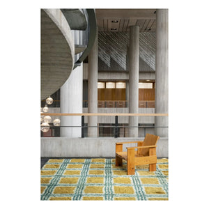 Layered - Alfombra de lana Pergola, Evelina Kroon | Mostaza