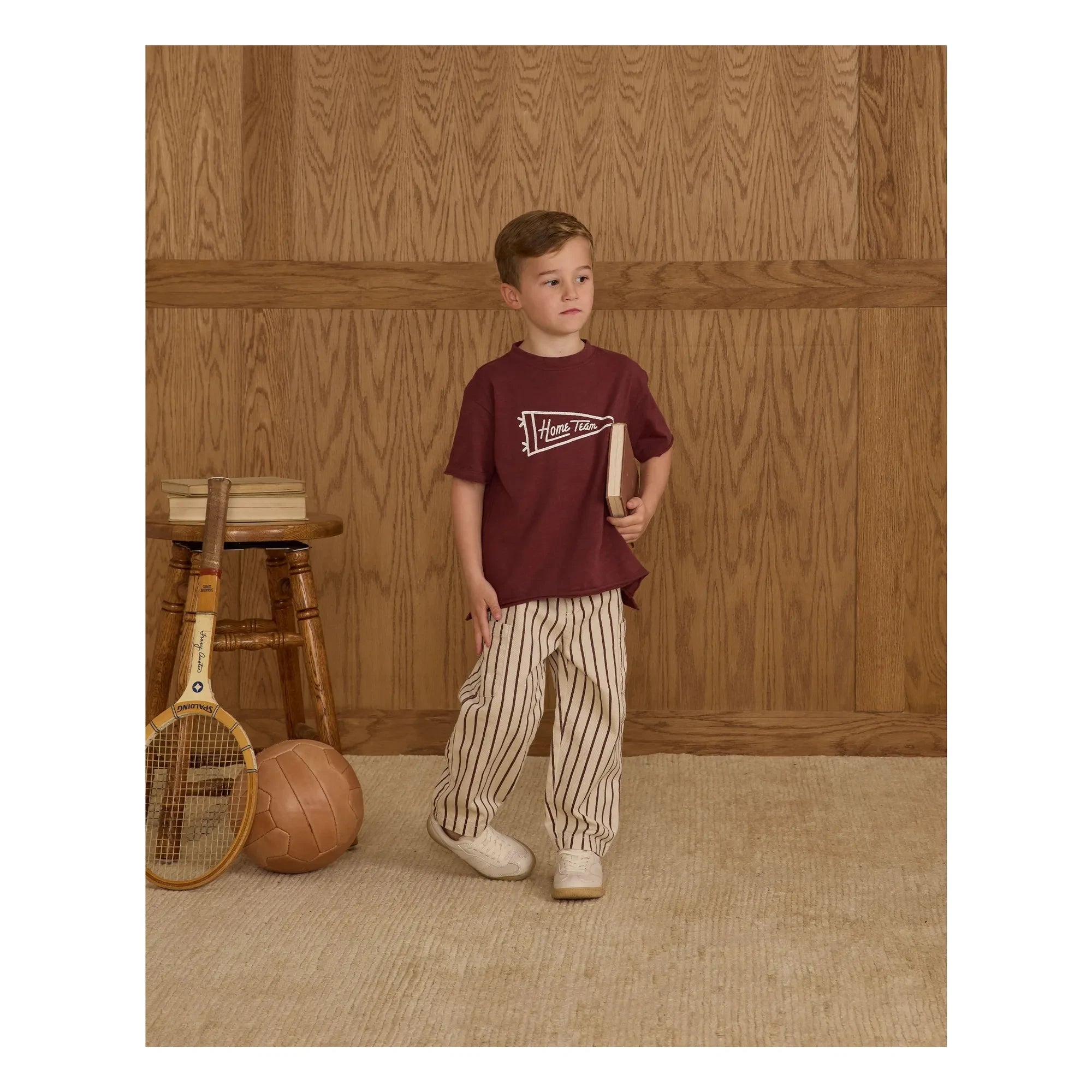 Rylee + Cru - Camiseta Home Team | Burdeos
