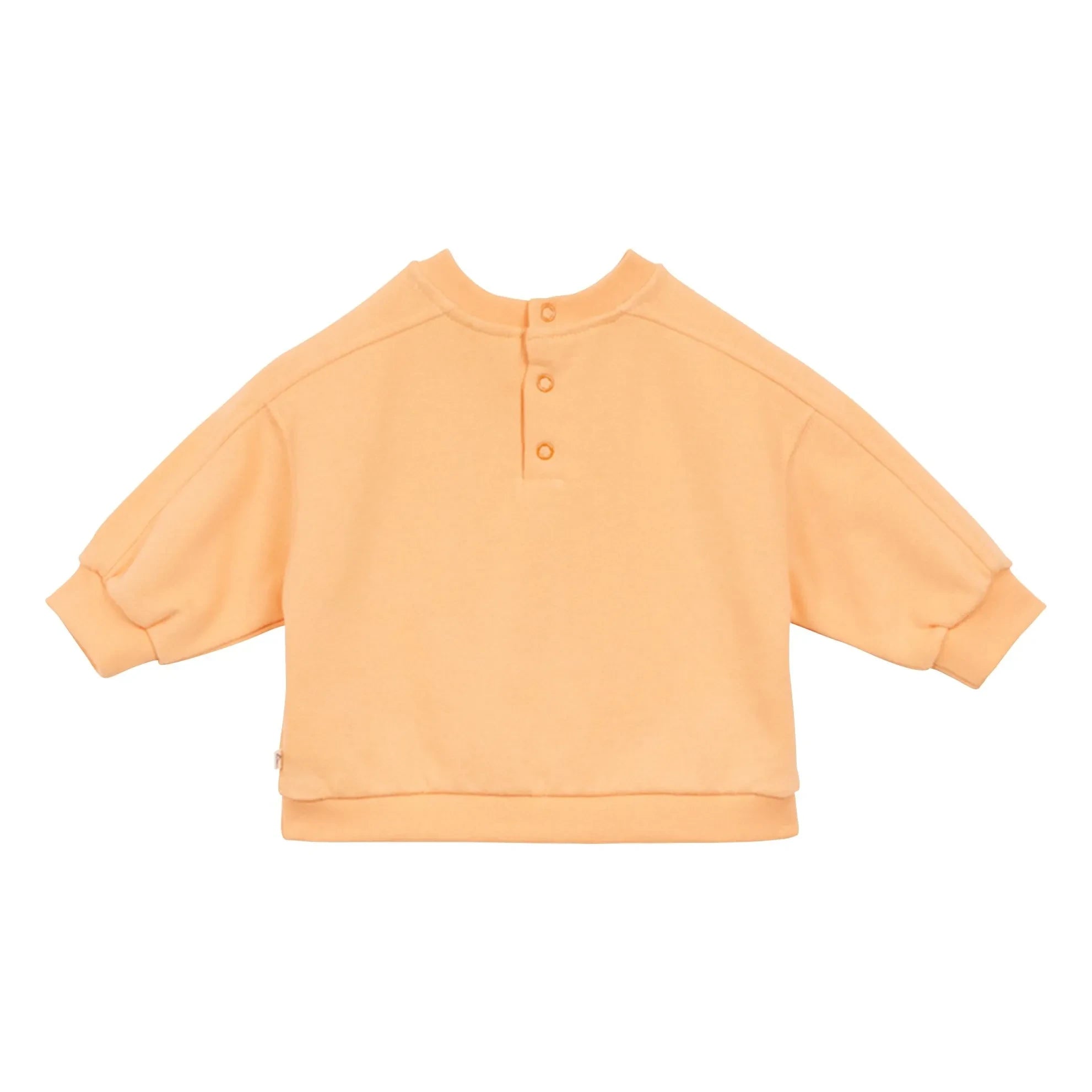 Arsène et Les Pipelettes - Sudadera Shrimp Club de algodón orgánico para bebé | Albaricoque