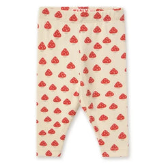 Tinycottons - Leggings de corcho acanalados de algodón orgánico | Crudo