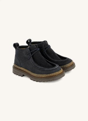 Pom d'Api - Botlar Wall Zip Micky Nubuk | Lacivert