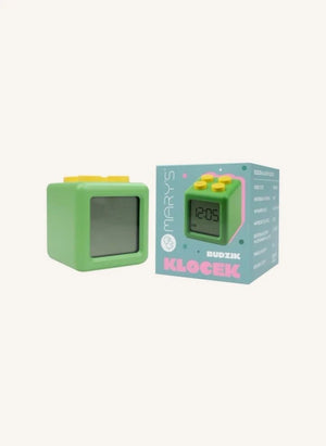 Mary's - Reloj despertador de bloques | Amarillo