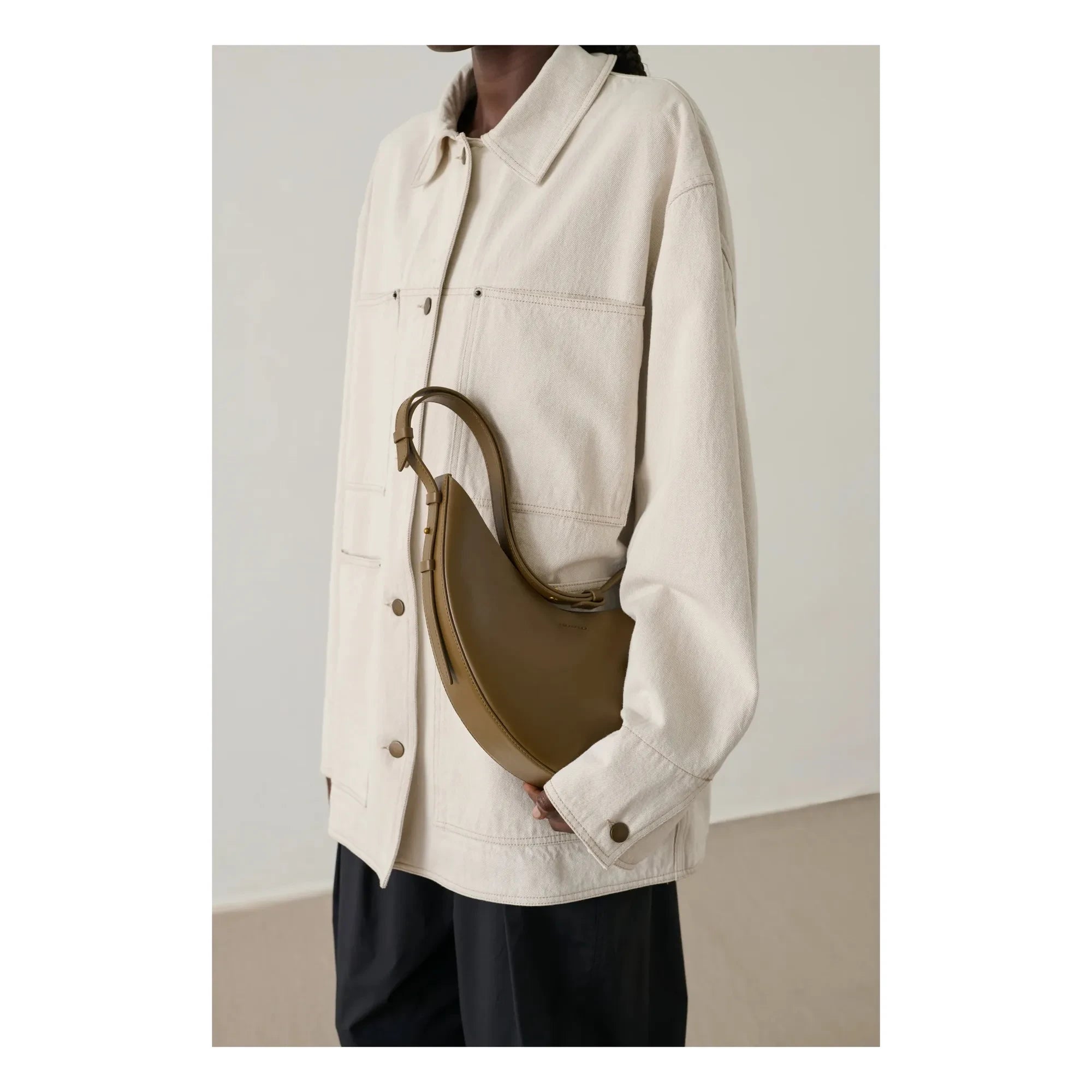 Soeur - Bolso de cuero Wino | Bronce