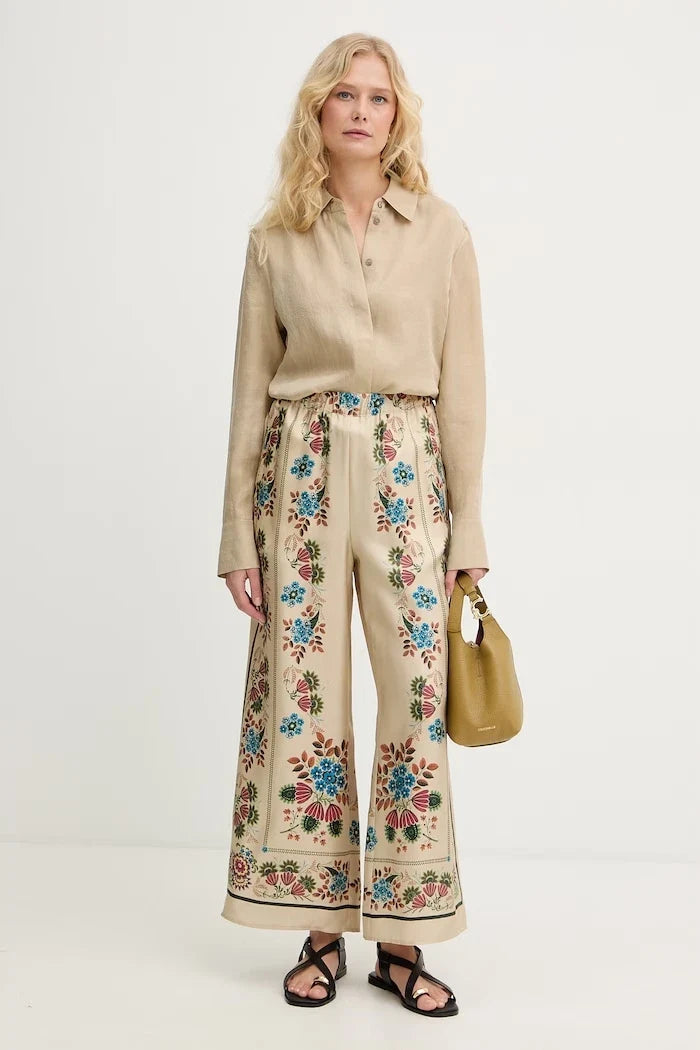 Weekend Max Mara Pantalones de seda SNACK para mujer
