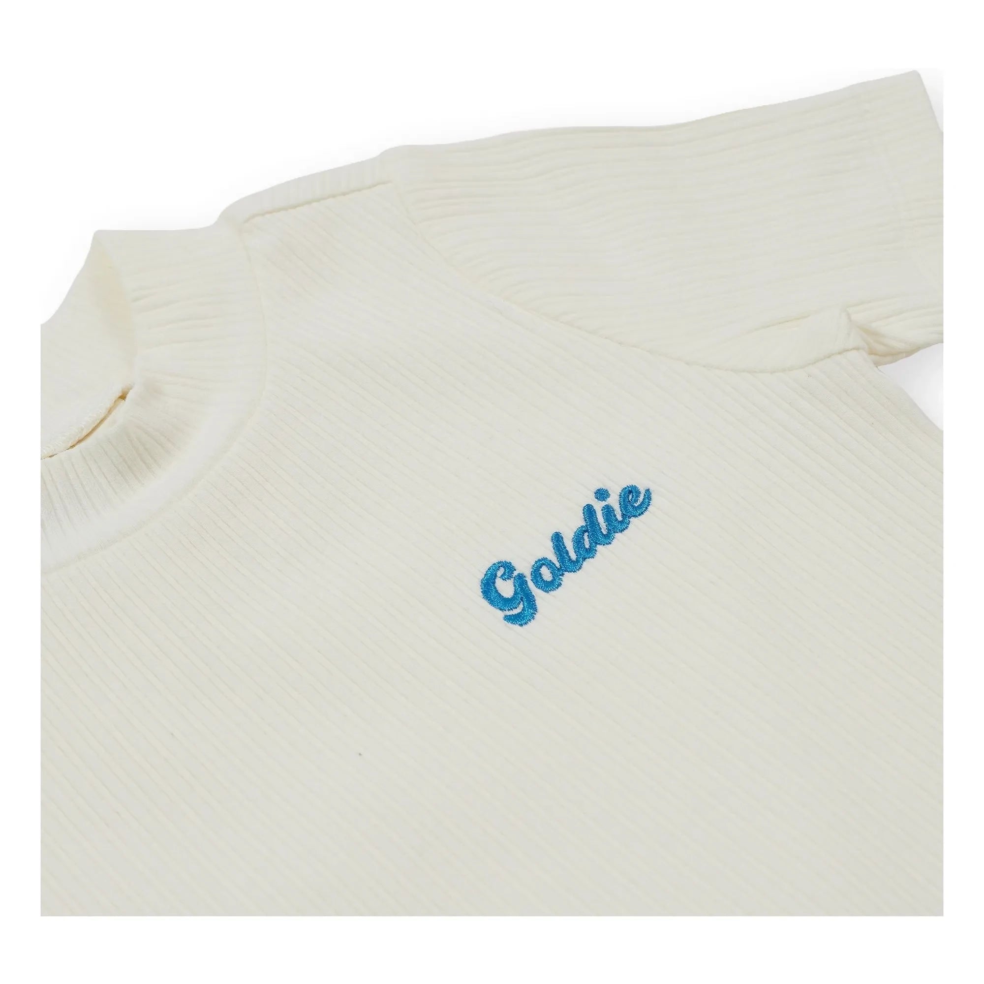 Goldie + Ace - Camiseta de pana Goldie | Blanca