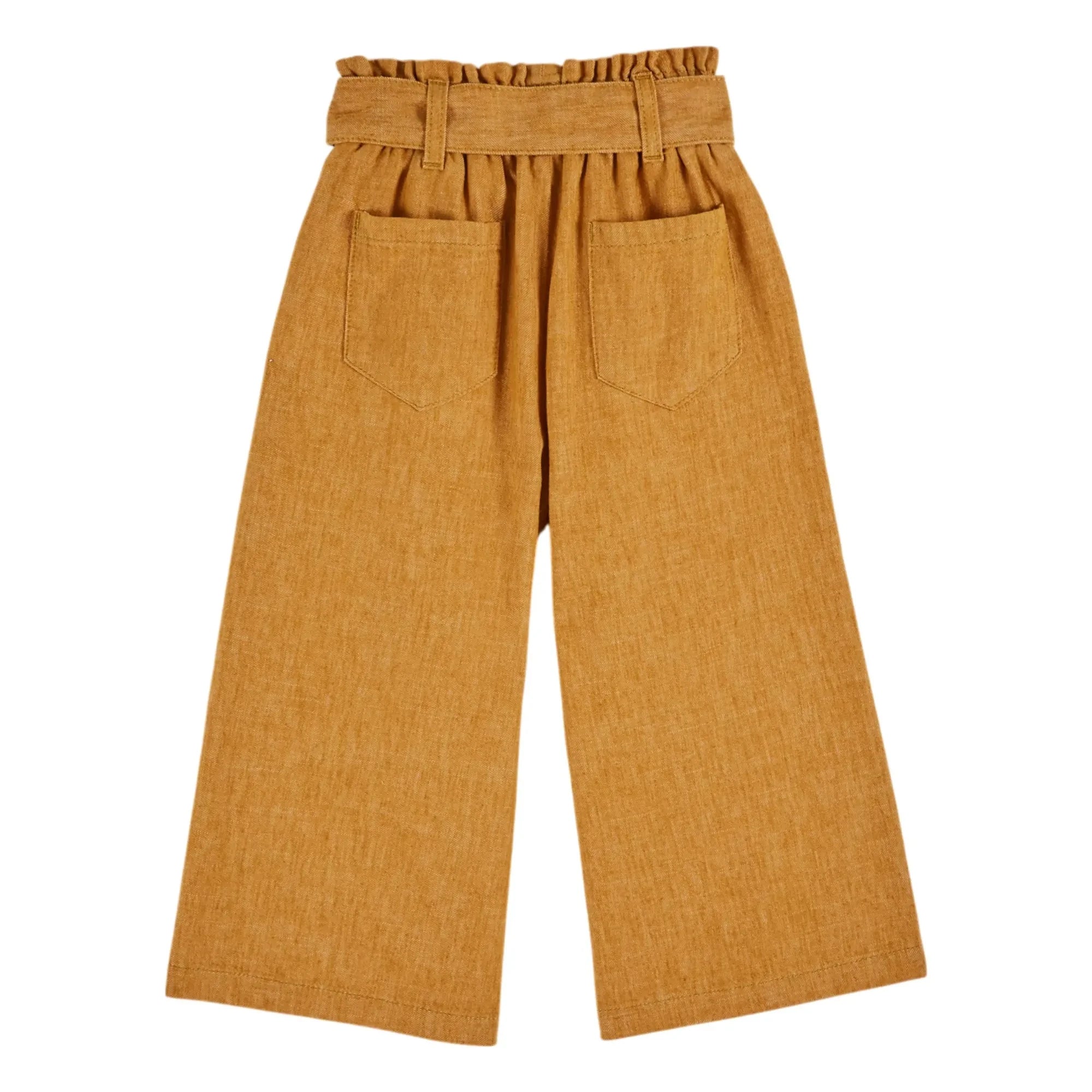 Emile et Ida - Pantalones anchos con cinturón | Mostaza