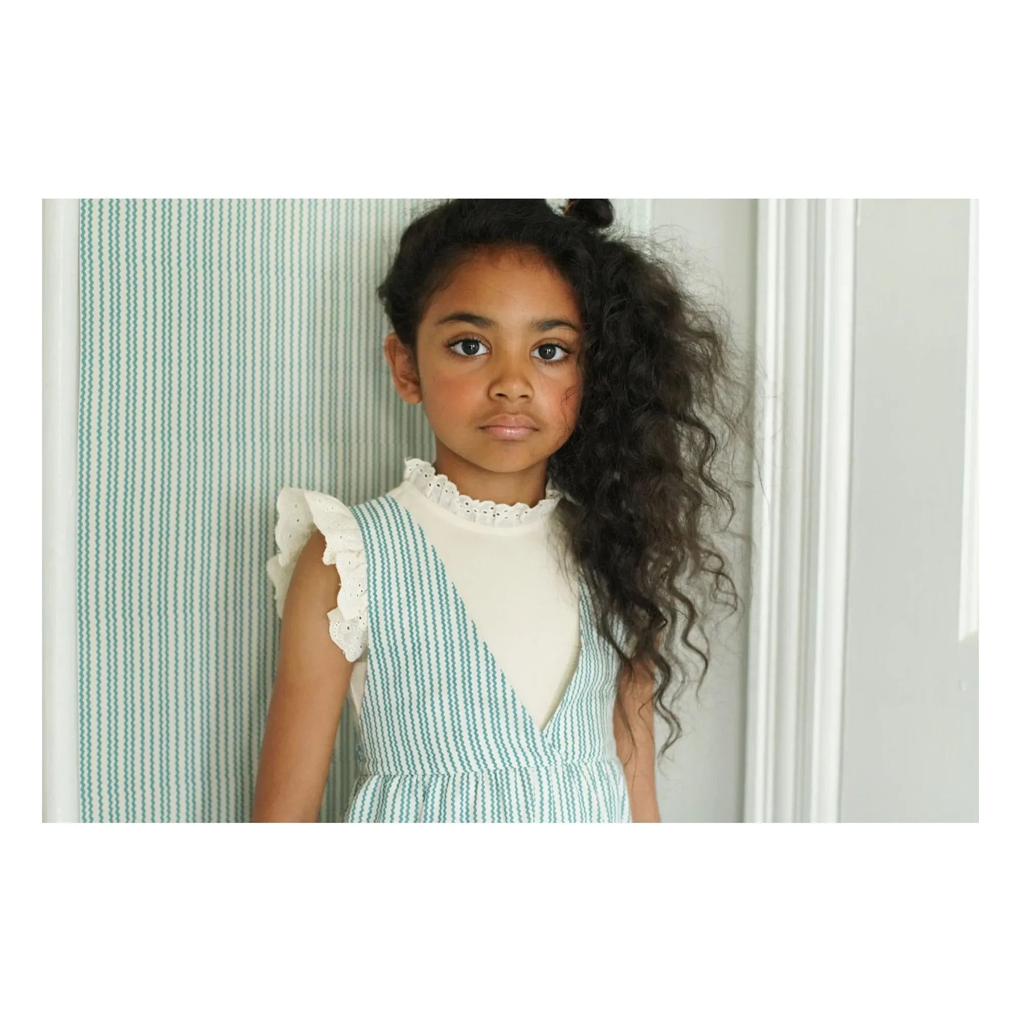 Soor Ploom - Camiseta de algodón orgánico con calados Pointelle | Rosa beige