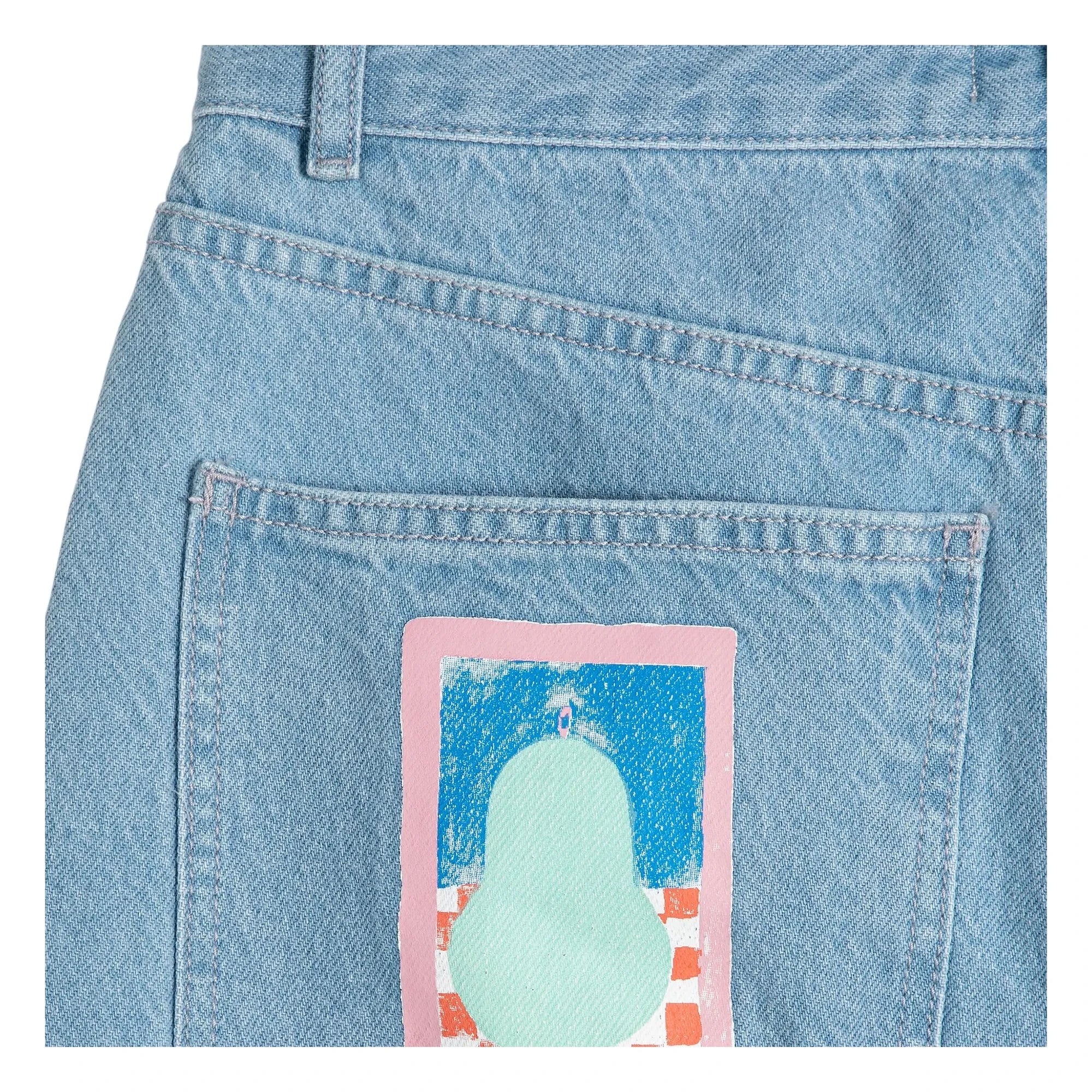 Bobo Choses - Pantalón Pera de Algodón Orgánico | Azul Claro