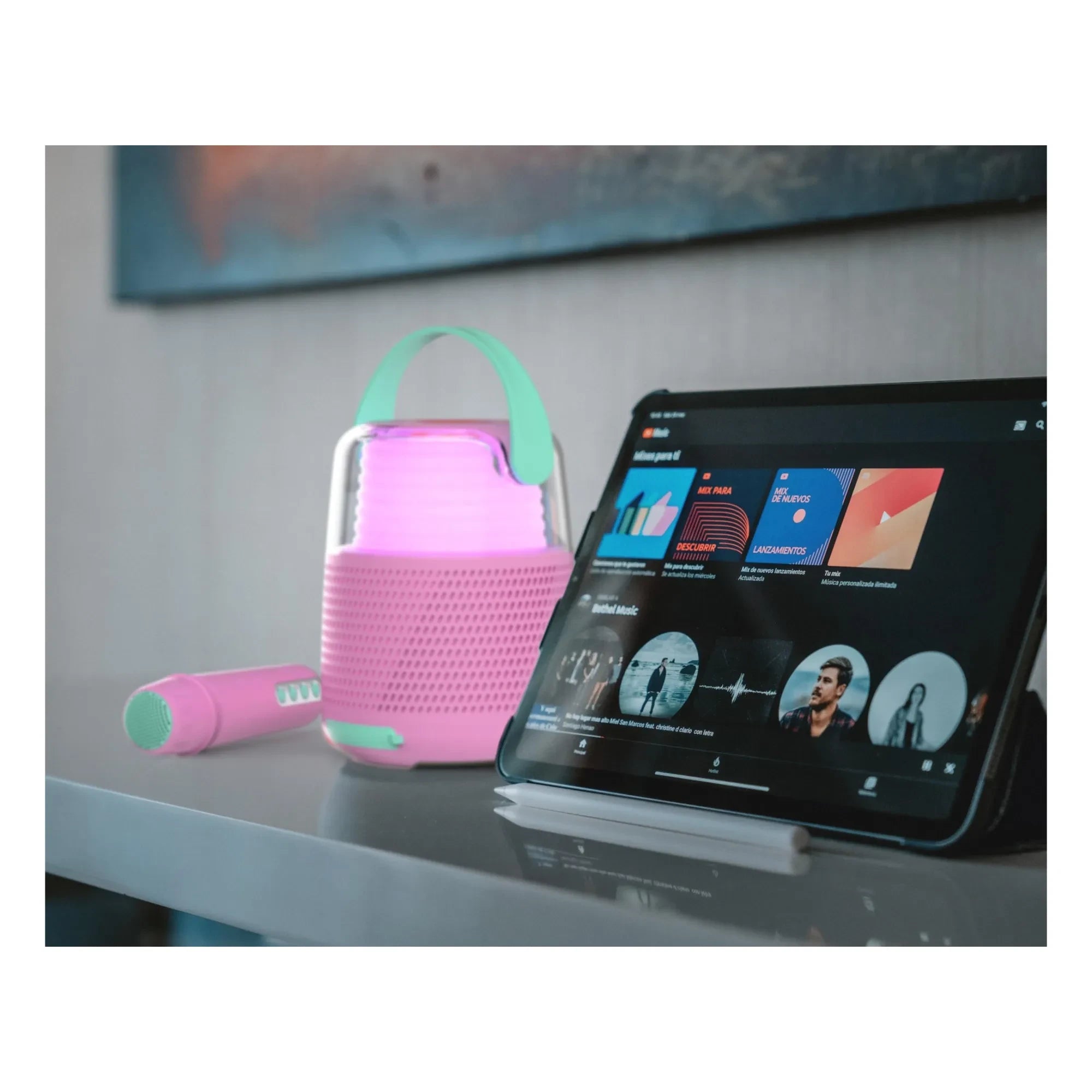 MOB - KS-80 altavoz y sistema de karaoke | Rosa