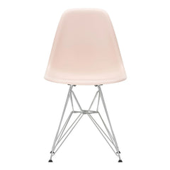 Vitra - DSR Silla de plástico - estructura cromada - Charles & Ray Eames | Rosa suave