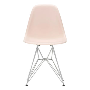 Vitra - DSR Silla de plástico - estructura cromada - Charles & Ray Eames | Rosa suave