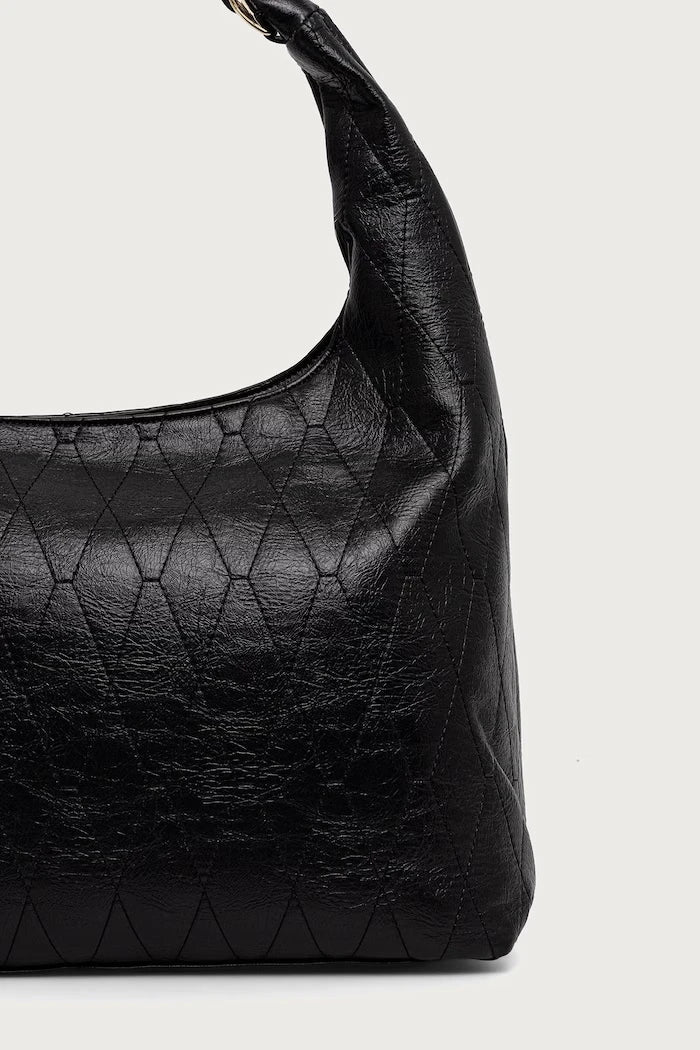 Bolso hobo de piel sintética para mujer CRYSTELLE