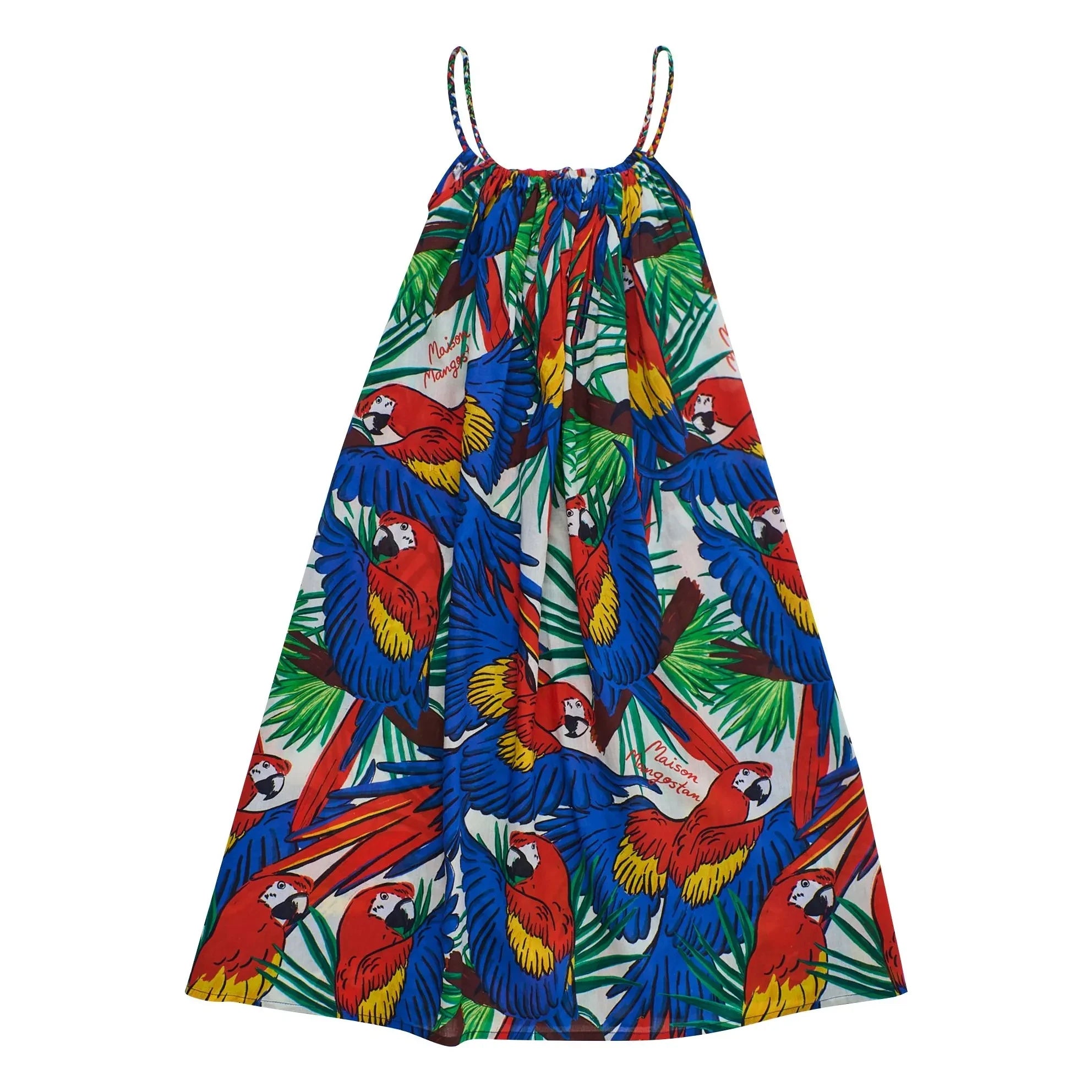 Maison Mangostan - Vestido Parrot | Azul
