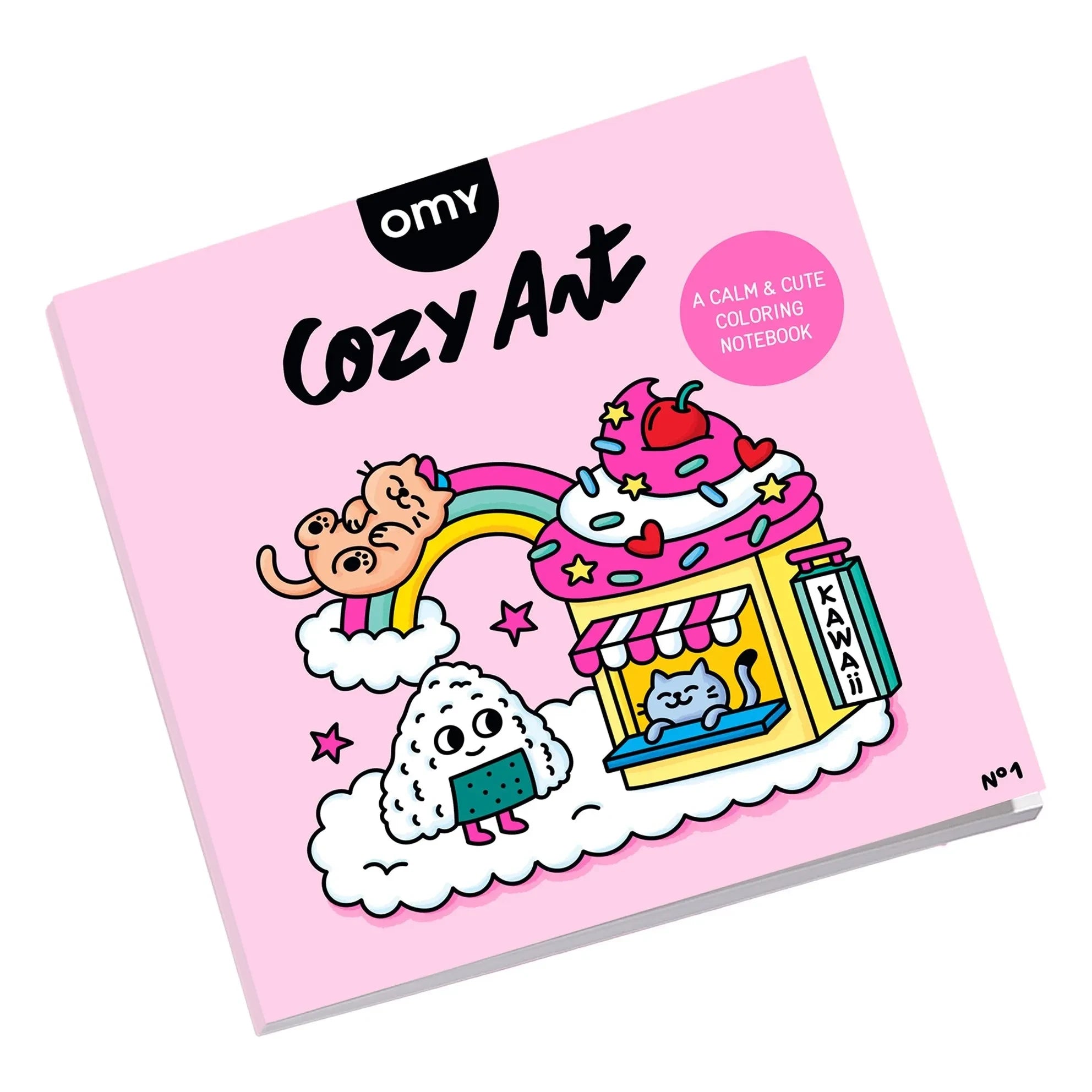 Omy - Libro de colorear Kawai