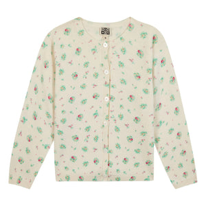 Bonton - Cárdigan Lilou Coco Bouquets | Crema