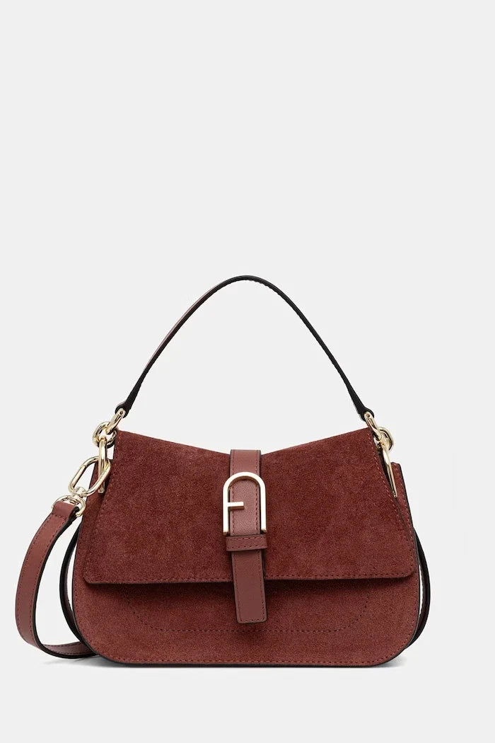 Bolso bandolera de ante para mujer Furla